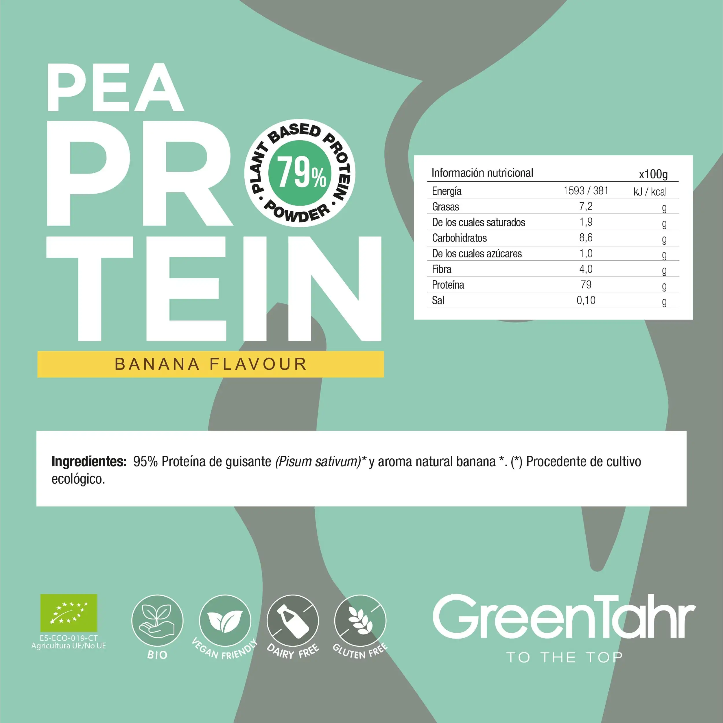 Proteína de guisante sabor banana ECO - Imagen 3