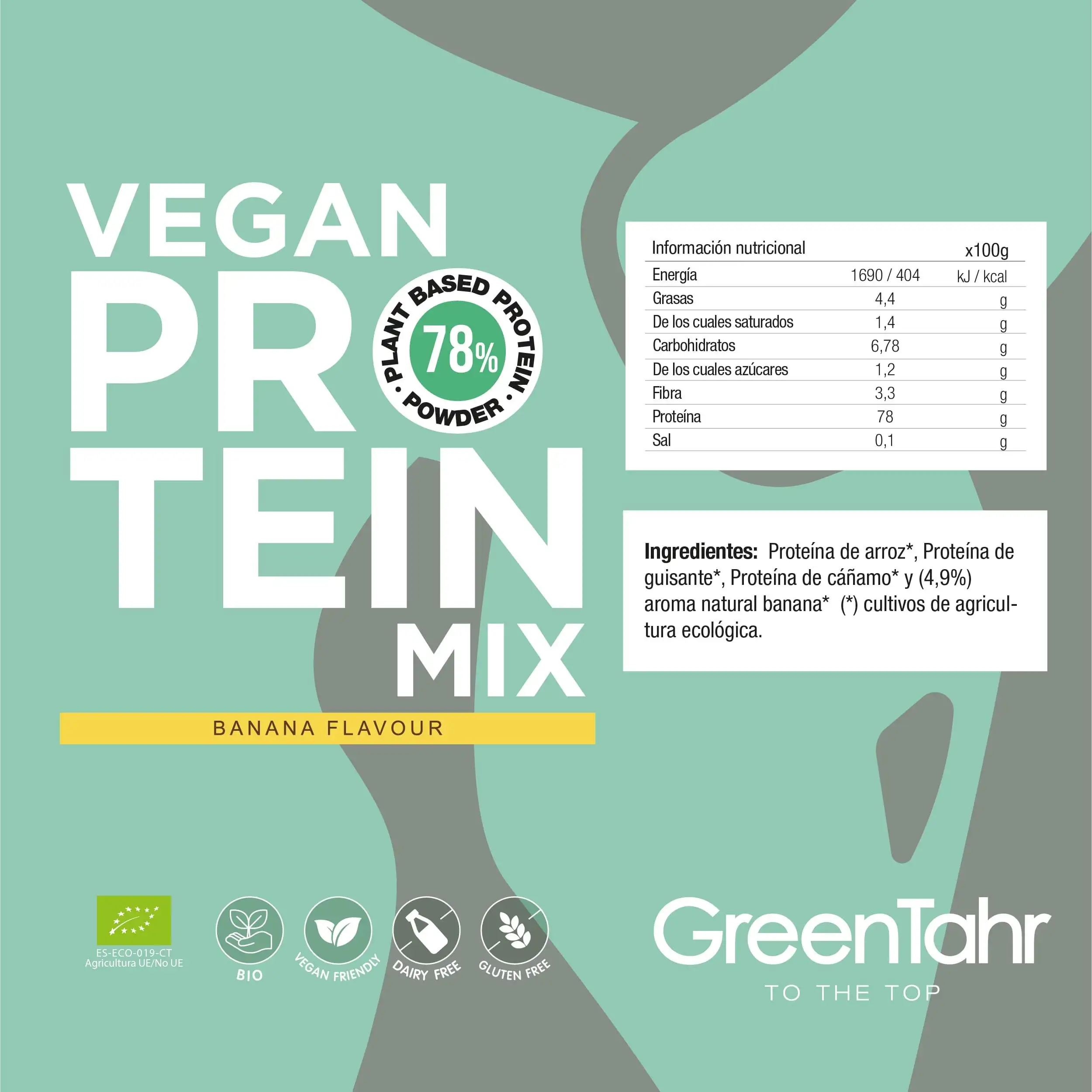 Vegan Protein Mix 78% ECO - Imagen 3