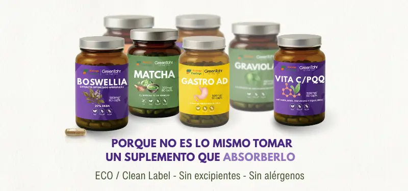 Banner complementos alimenticios Green Tahr